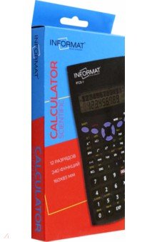 Калькулятор научный 12 разрядный 240 функций 1142₽