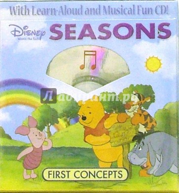 Pooh and Friends Seasons (4 книги + CD)