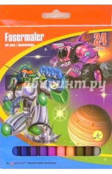 Фломастеры 24 цвета. Technics. Robot-Transformer (862411).