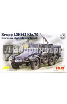 Krupp L2H143 Kfz.70 Германский легкий грузовик (72451).