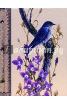 Ежедневник недатированный: Птица и цветы (Е160101).