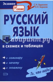 Обложка книги Русский язык в схемах и таблицах, Березина С. Н., Борисов Николай Николаевич