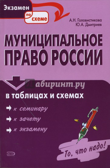 Муниципальное право России в таблицах и схемах