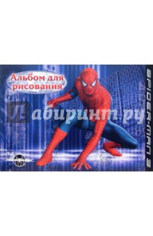 Альбом для рисования, 24 листа, 3513, 3514 (Spiderman).