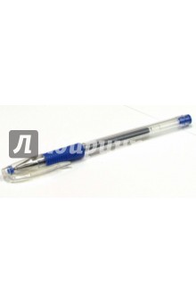 Ручка гелевая с резиновой вставкой синяя (HGR-500R).