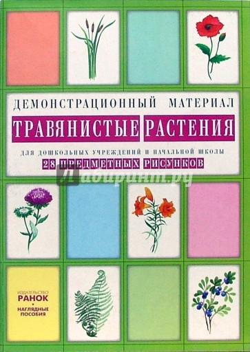 Травянистые растения: Комплект наглядных пособий для дошкольных учреждений и начальной школы