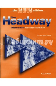 Обложка книги Headway New Intermediate (Workbook with key), Soars Liz, Soars John