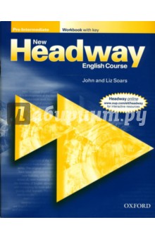 Обложка книги Headway New Pre-Intermediate (Workbook with key), Soars Liz, Soars John