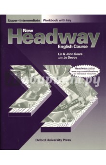 Обложка книги New Headway Upper-Intermediate (Workbook with key), Soars Liz, Soars John