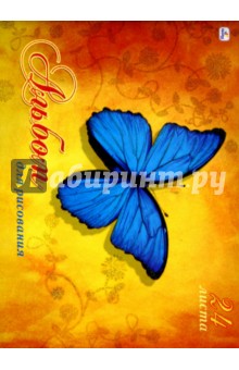 Альбом для рисования 24 листа Волшебные бабочки (АБ324253).