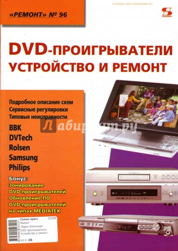 DVD-проигрыватели. Устройство и ремонт