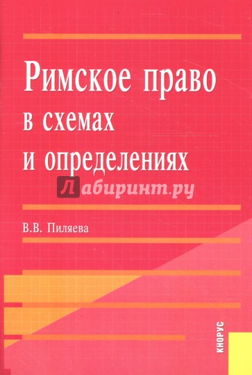 Римское право в схемах и определениях