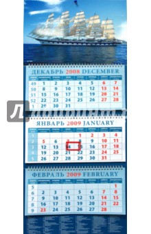 Календарь 2009 Парусник (14824).