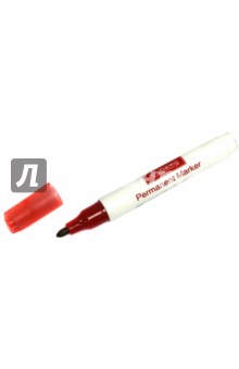 Маркер перманентный красный (круглый пишущий узел 1-2 мм) (BHPM-01).