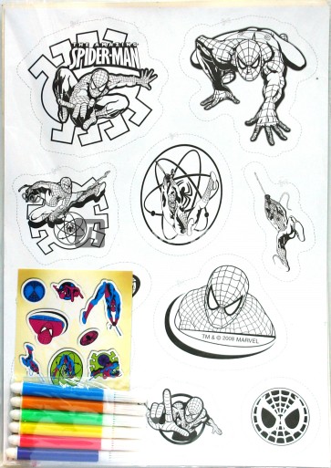 Магнит-раскраска А4 (6 фломастеров)