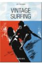 Vintage surfing мужская футболка beach and surf for fun l серый меланж