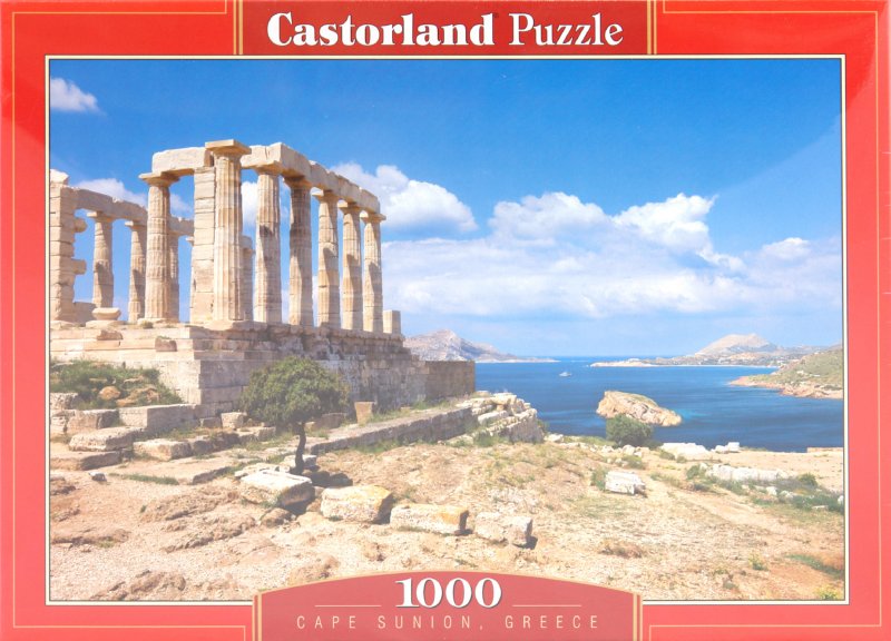 Иллюстрация 1 из 5 для Puzzle-1000. Мыс Сунайон, Греция (С-101900) | Лабиринт - игрушки. Источник: Лабиринт