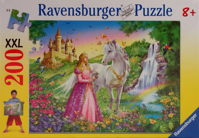 Иллюстрация 1 из 3 для Пазл-200 "Принцесса и сказочный конь" (126132) | Лабиринт - игрушки. Источник: Лабиринт