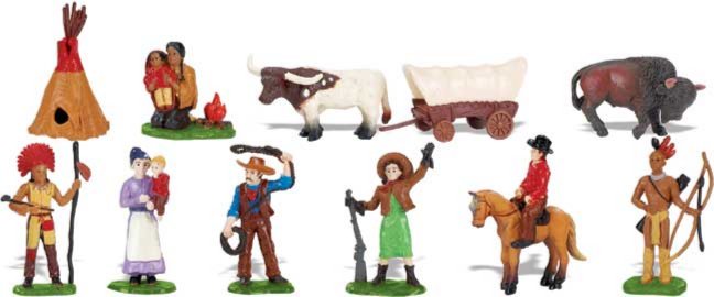 Иллюстрация 1 из 10 для Дикий Запад, 12 фигурок (680904) | Лабиринт - игрушки. Источник: Лабиринт