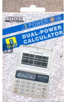 Калькулятор карманный CITIZEN 8 разрядный (FS-50 WH).