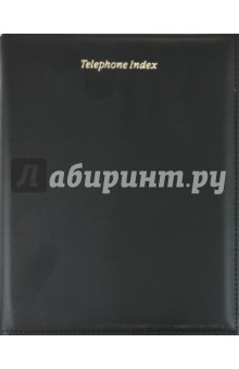 Телефонная книга, черная (13289-10).
