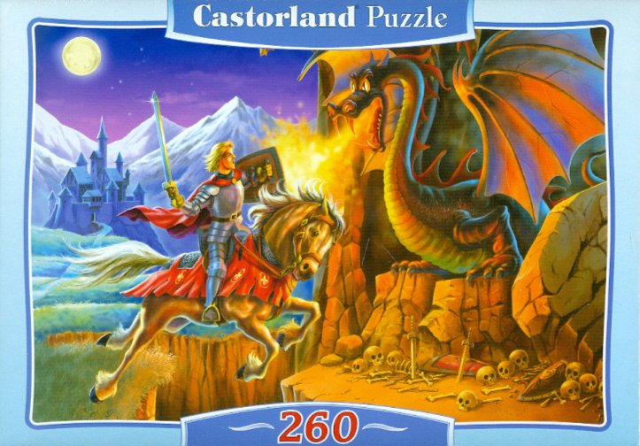 Иллюстрация 1 из 2 для Puzzle-260 "Битва с драконом" (B-26753) | Лабиринт - игрушки. Источник: Лабиринт