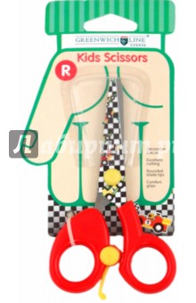 Ножницы детские 130мм с цветными лезвиями 