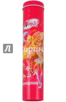 Карандаши Winx 18 цветов, металлическая упаковка (6630M18/WB).