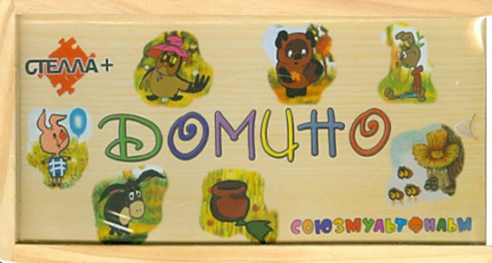 Иллюстрация 1 из 5 для Домино среднее "Винни-Пух" (0914) (9011 WP) | Лабиринт - игрушки. Источник: Лабиринт