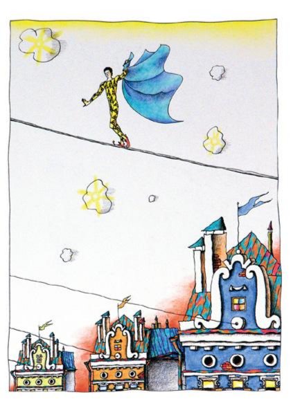 Иллюстрация 3 из 33 для Три Толстяка. Иллюстрации М. Бычкова. В открытках - Юрий Олеша | Лабиринт - сувениры. Источник: Лабиринт