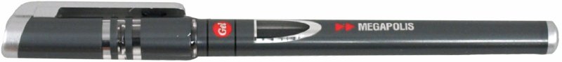 Иллюстрация 1 из 6 для Ручка гелевая Megapolis gel 93, черная, 0,5 мм | Лабиринт - канцтовы. Источник: Лабиринт