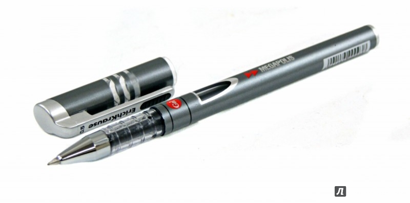 Иллюстрация 2 из 6 для Ручка гелевая Megapolis gel 93, черная, 0,5 мм | Лабиринт - канцтовы. Источник: Лабиринт