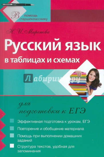Русский язык: в таблицах и схемах для подготовки к ЕГЭ