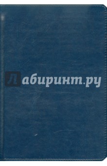 Ежедневник полудатированный 384 страницы, А5, синий (22899).