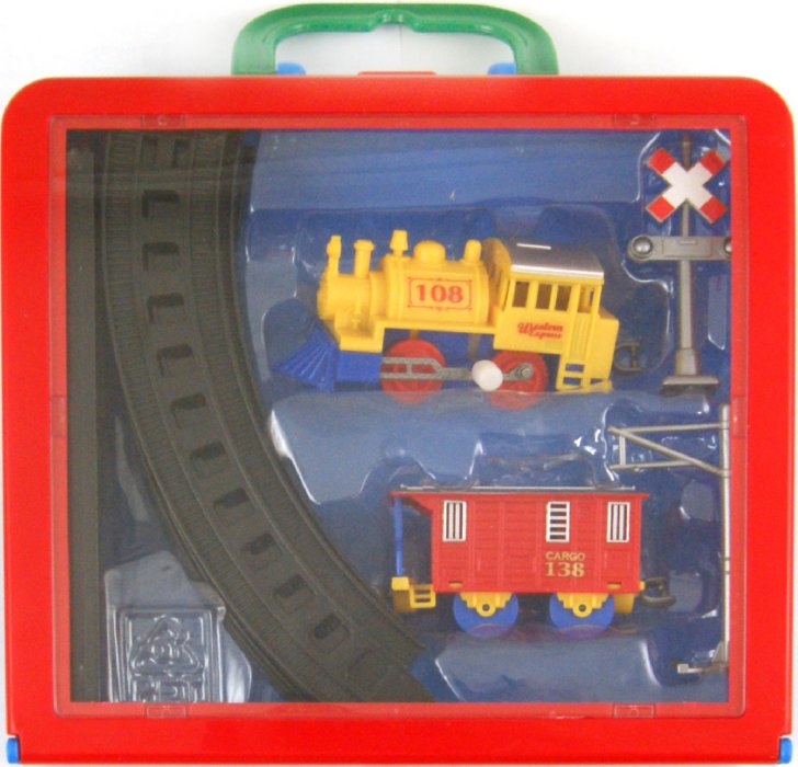 Иллюстрация 1 из 6 для Набор "Железная дорога". Паровоз + 1 вагон (T201-20WB) | Лабиринт - игрушки. Источник: Лабиринт