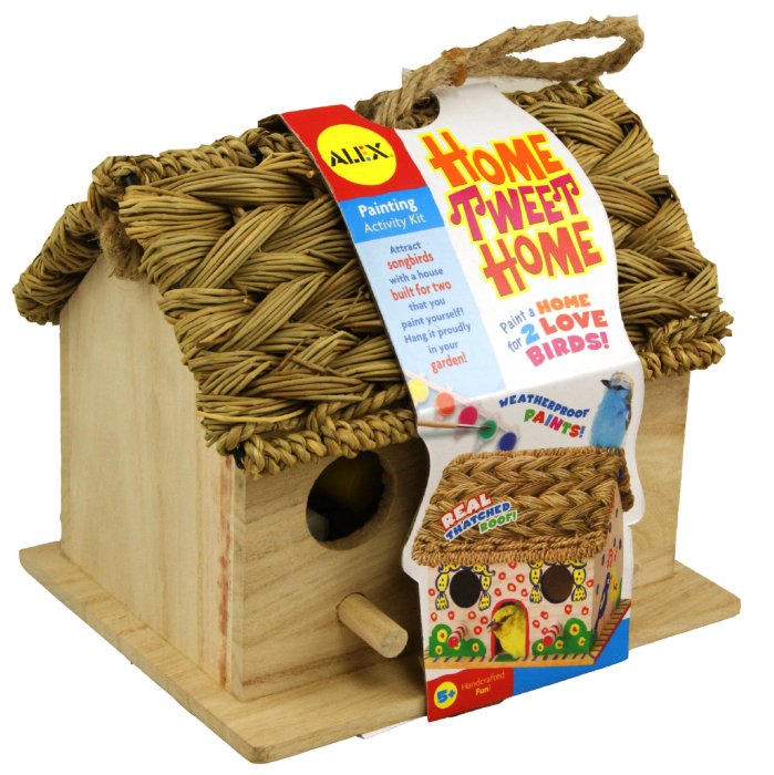 Иллюстрация 1 из 7 для Птичий домик для раскрашивания "Дом, милый дом" (663W) | Лабиринт - игрушки. Источник: Лабиринт