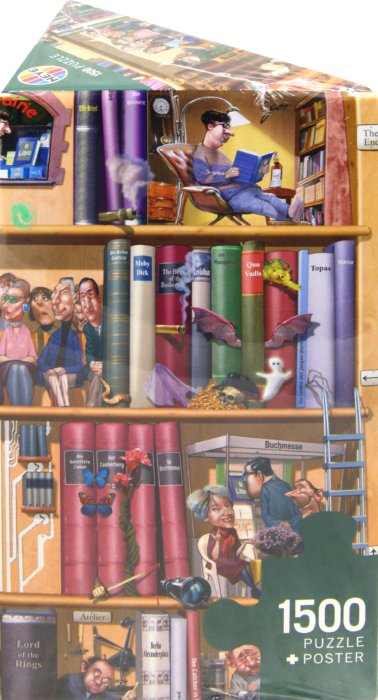 Иллюстрация 1 из 8 для Puzzle-1500 "Книги" (29234) | Лабиринт - игрушки. Источник: Лабиринт