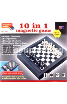 Шахматы магнитные 10 в 1 (7110H).