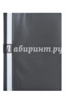 Скоросшиватель пластиковый, черный (220382).