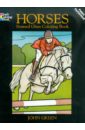Green John Horses Stained Glass Coloring Book sibbett ed jr historic styles stained glass pattern book