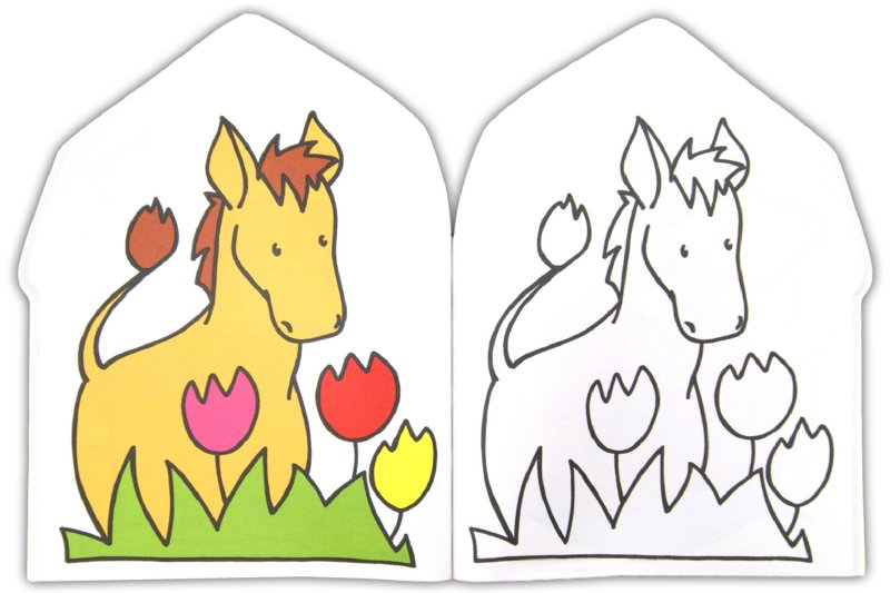 Иллюстрация 3 из 23 для Раскраска для малышей (лошадь) | Лабиринт - книги. Источник: Лабиринт