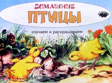 Изучаем и раскрашиваем. Домашние птицы