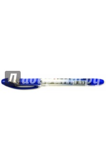 Ручка шариковая со сменным стержнем, синий (AV-BP01-3).