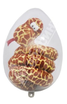 Змей плюшевый, 40 см. (яйцо пластик) (GS8679/egg).