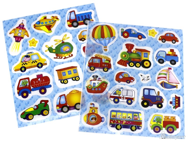 Иллюстрация 2 из 61 для Развивающий плакат-игра с многоразовыми наклейками "Едем, плывем, летим" - М. Калугина | Лабиринт - игрушки. Источник: Лабиринт