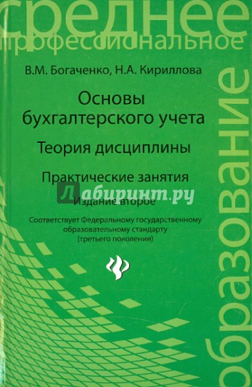 Основы бухгалтерского учета. Теория дисциплины. Практические занятия