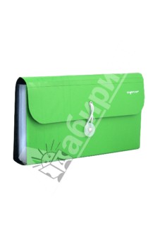 Папка-портфель на резинке. DISCOVERY. Цвет: зеленый (255036-03).