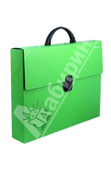 Портфель с ручкой DISCOVERY. Цвет: зеленый (255043-03).