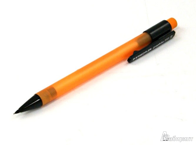 Иллюстрация 1 из 3 для Карандаш механический "Graphite" (0,5 мм, цвет корпуса оранжевый) (77705-4) | Лабиринт - канцтовы. Источник: Лабиринт