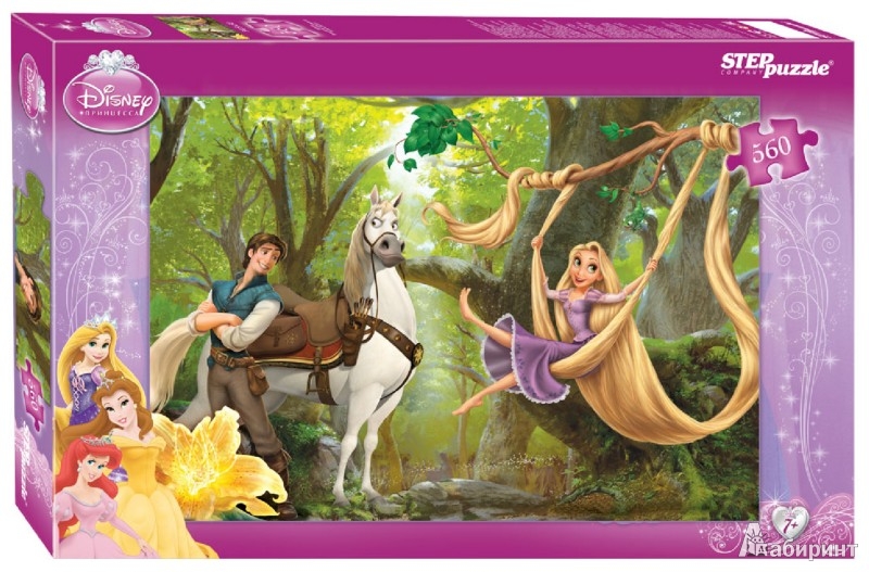 Иллюстрация 1 из 22 для Step Puzzle, 560 элементов, Disney "Рапунцель" (97016) | Лабиринт - игрушки. Источник: Лабиринт